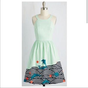 NWT ModCloth Dolphin 🐬 dress